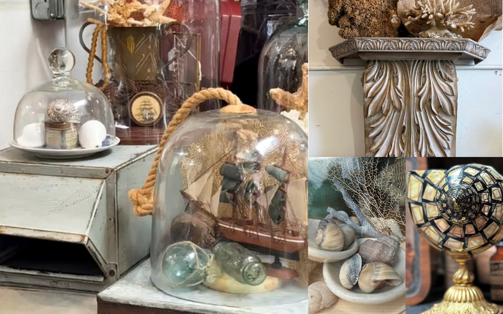 Curated coastal home decor collection